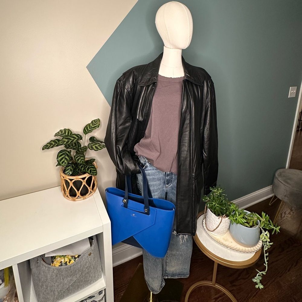 Le Jean by Charlie Gay Mia Relaxed Straight Jeans Distressed High-Rise Denim 28 - Picture 2 of 11